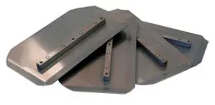 Lopetėlių komplektas  betono glaistyklei, d=900mm